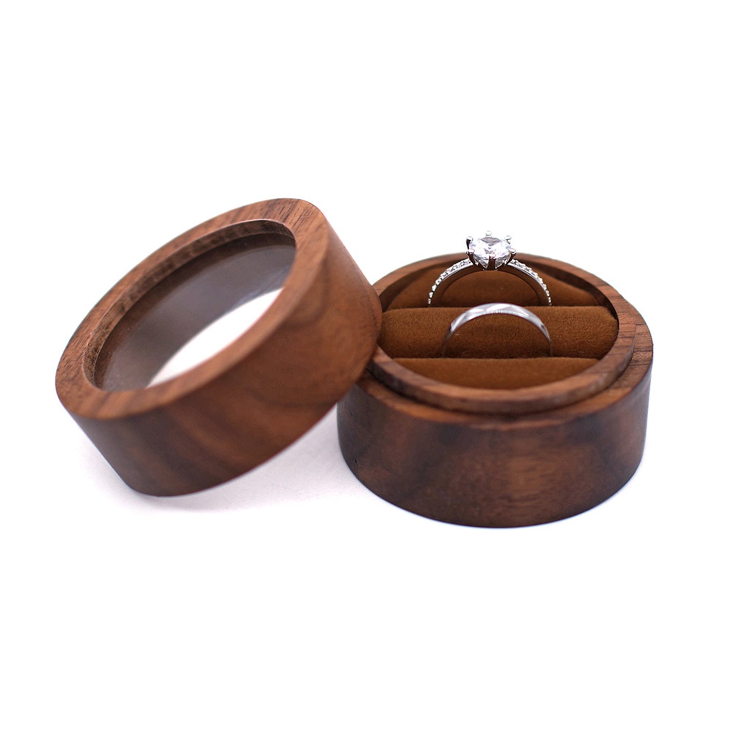Louise-Wooden Ring Box Personalized Wedding Gift