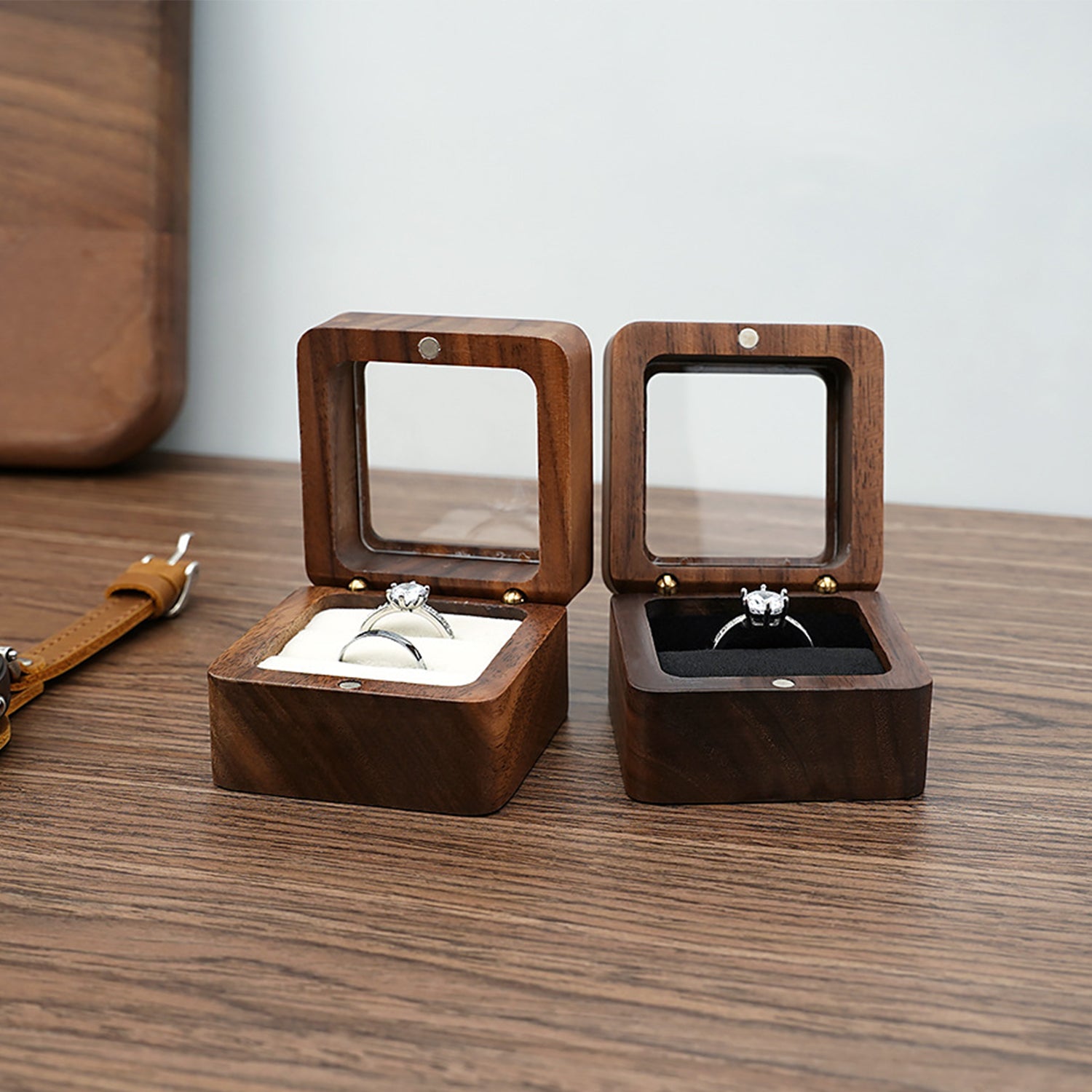 Oriando-Wooden Ring Box Personalized Wedding Gift