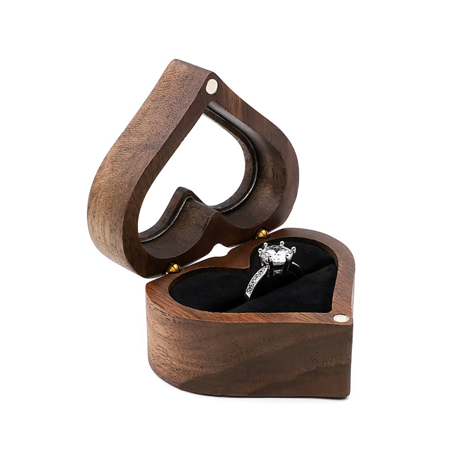 Los Angeles-Wooden Ring Box Personalized Wedding Gift