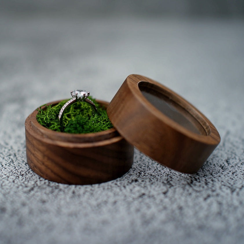 Louise-Wooden Ring Box Personalized Wedding Gift