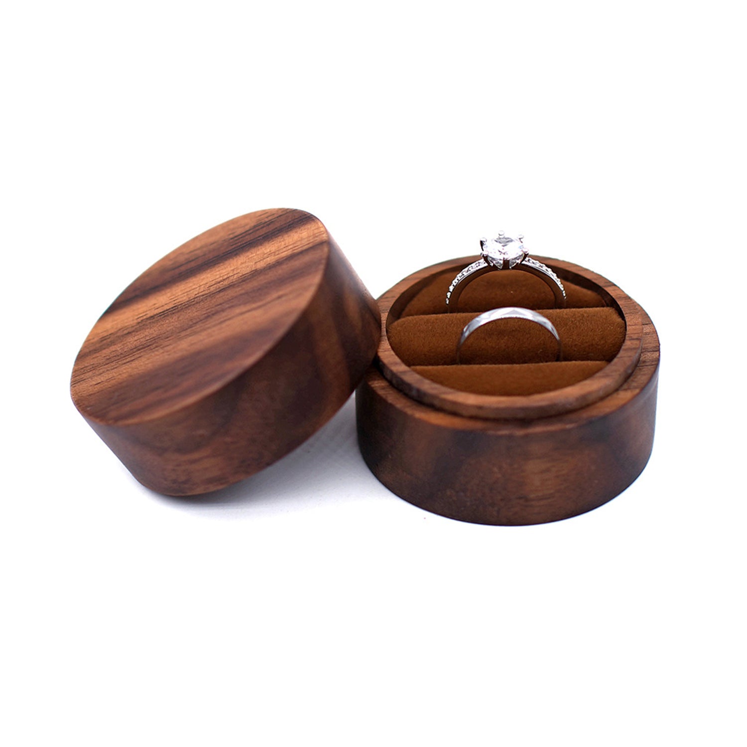 Louise-Wooden Ring Box Personalized Wedding Gift