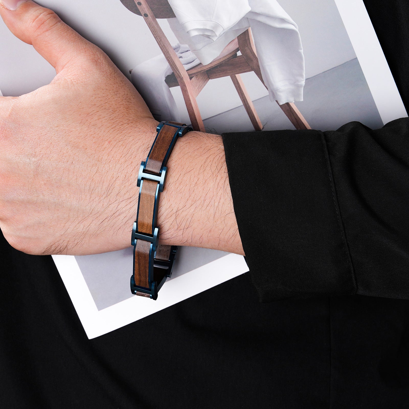 SPINE - Unisex Wooden Bracelet