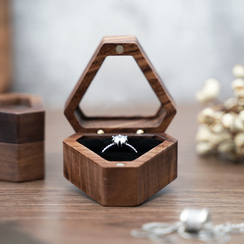 Quebec-Wooden Ring Box Personalized Wedding Gift