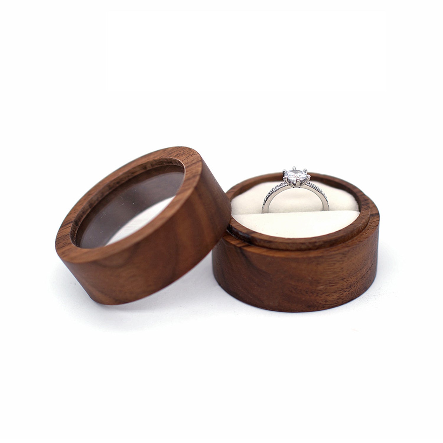 Louise-Wooden Ring Box Personalized Wedding Gift