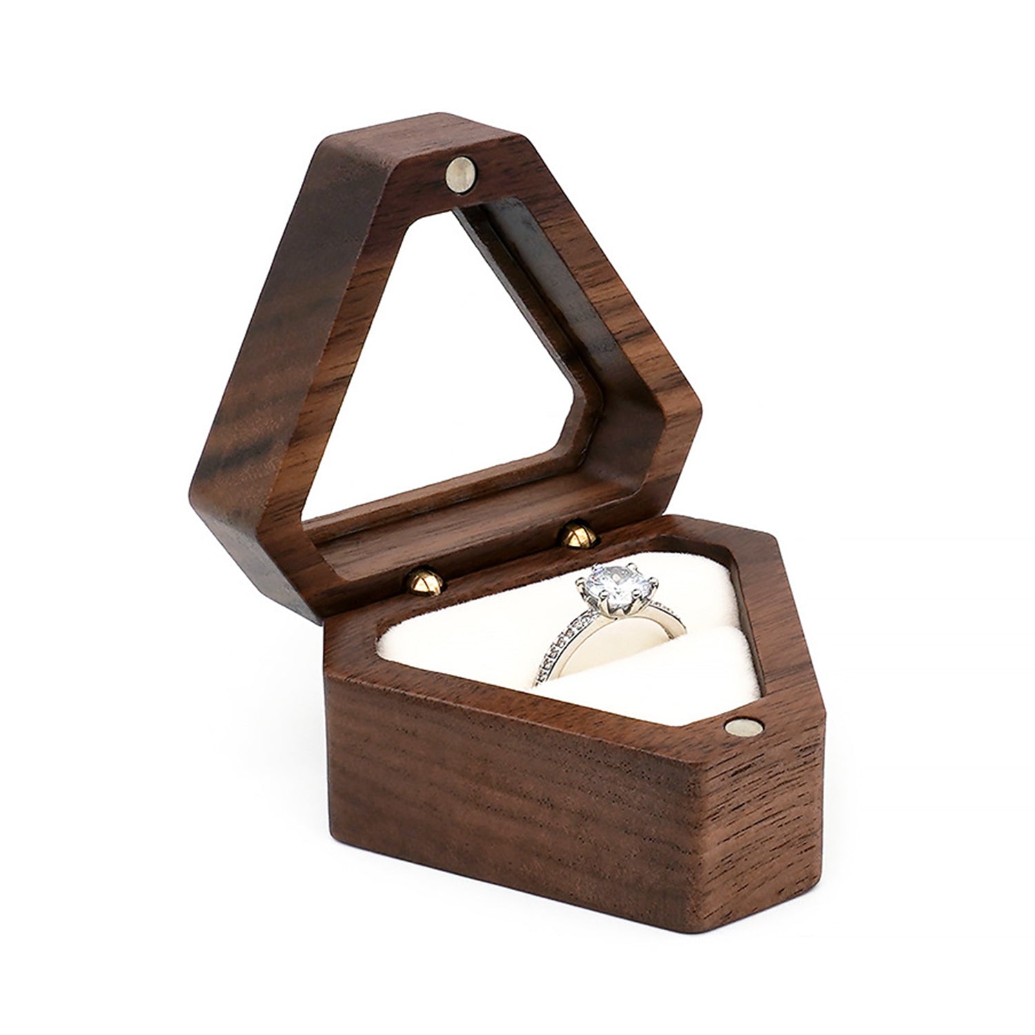Quebec-Wooden Ring Box Personalized Wedding Gift