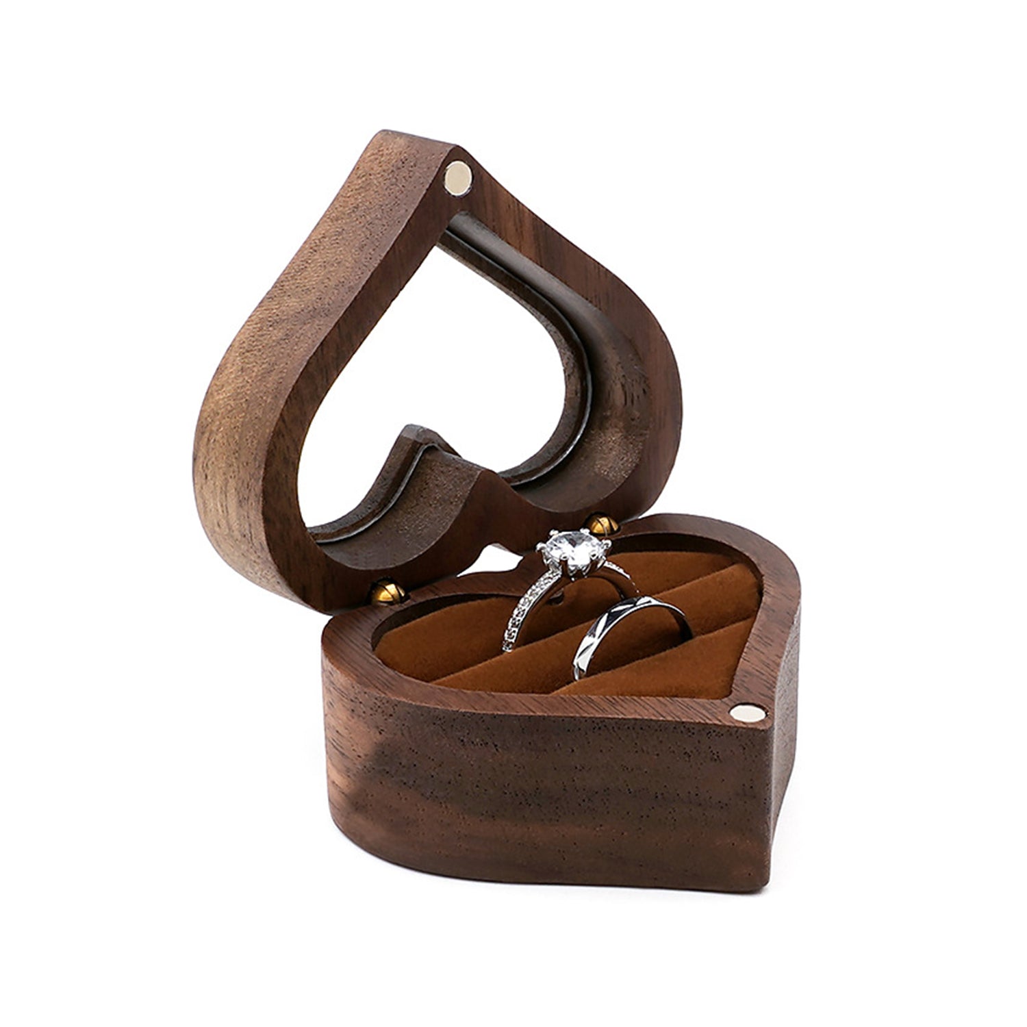 Los Angeles-Wooden Ring Box Personalized Wedding Gift