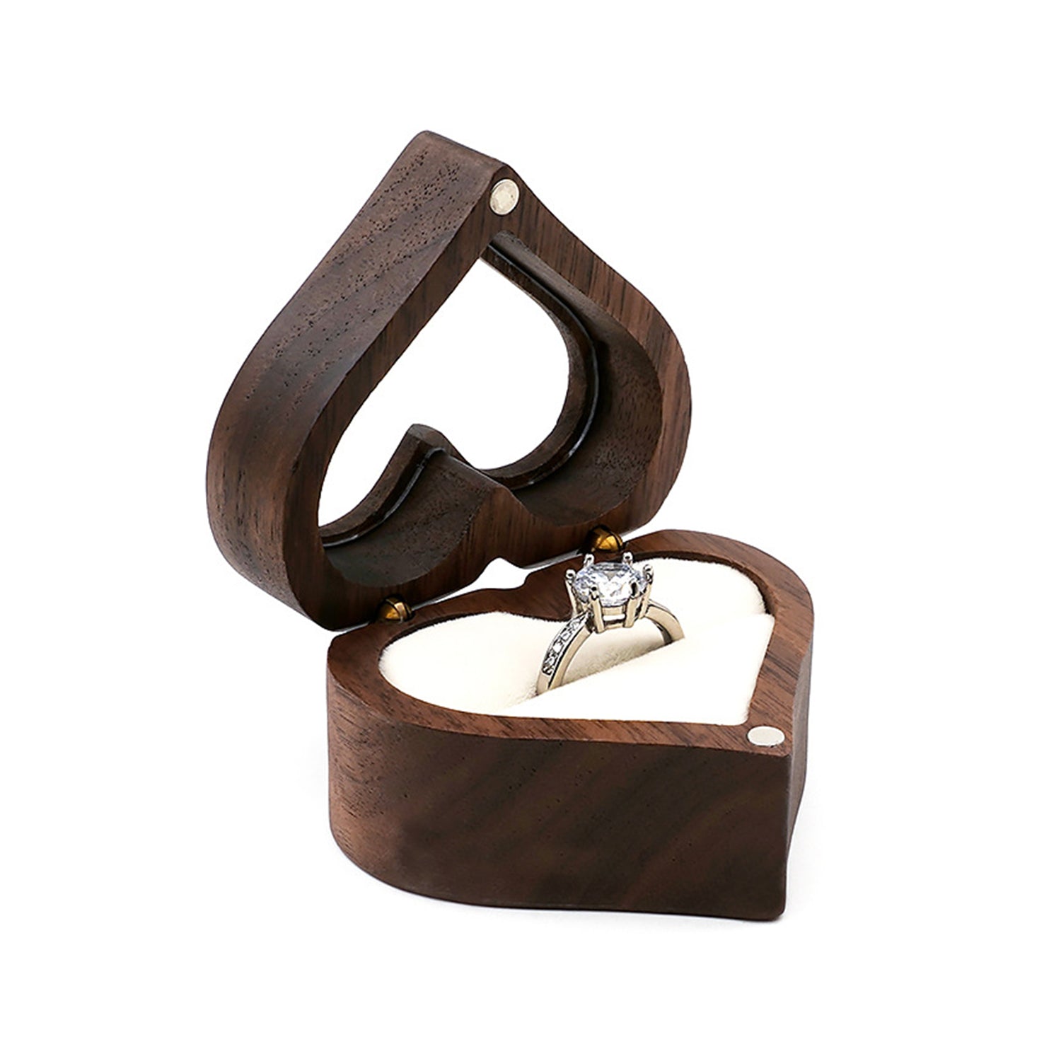 Los Angeles-Wooden Ring Box Personalized Wedding Gift