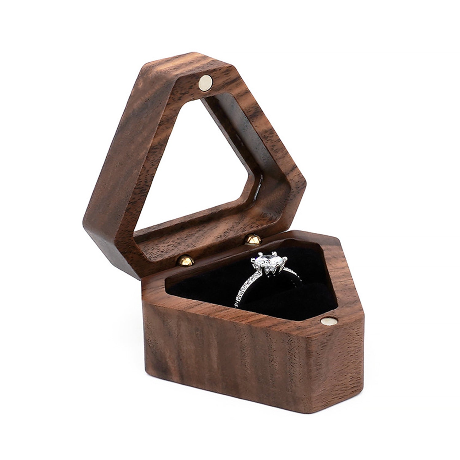 Quebec-Wooden Ring Box Personalized Wedding Gift