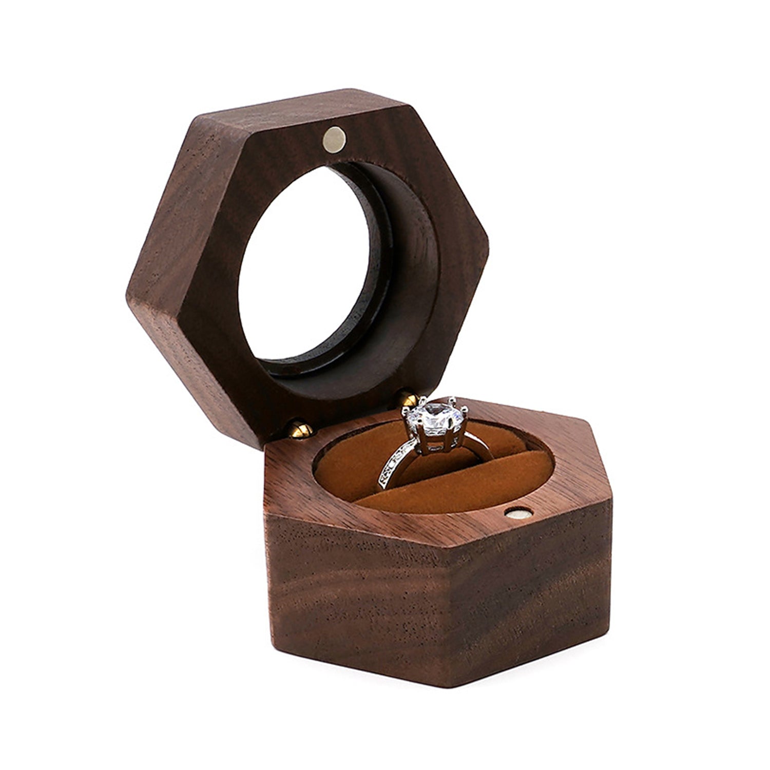 Houston-Wooden Ring Box Personalized Wedding Gift