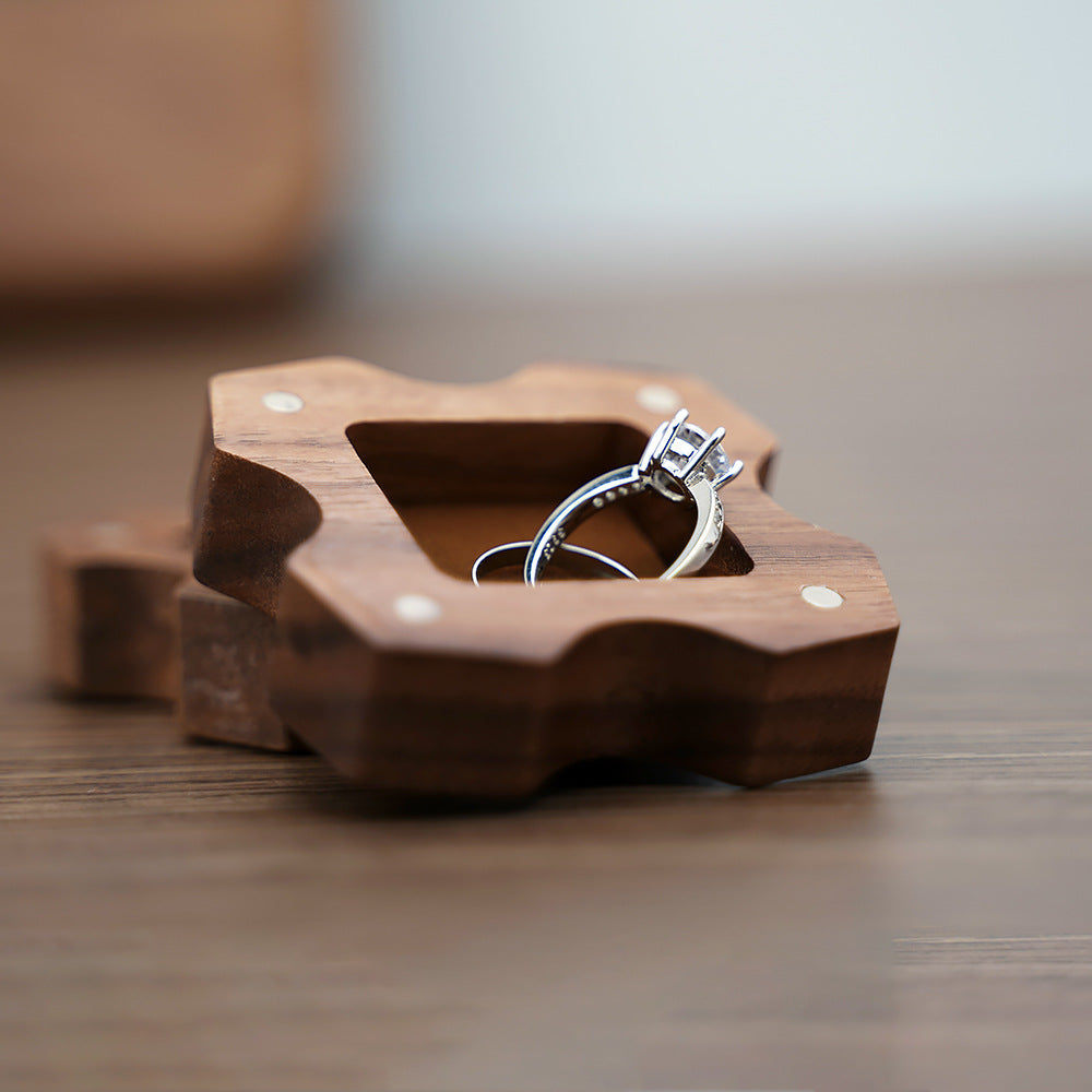 Ness-Wooden Ring Box Personalized Wedding Gift