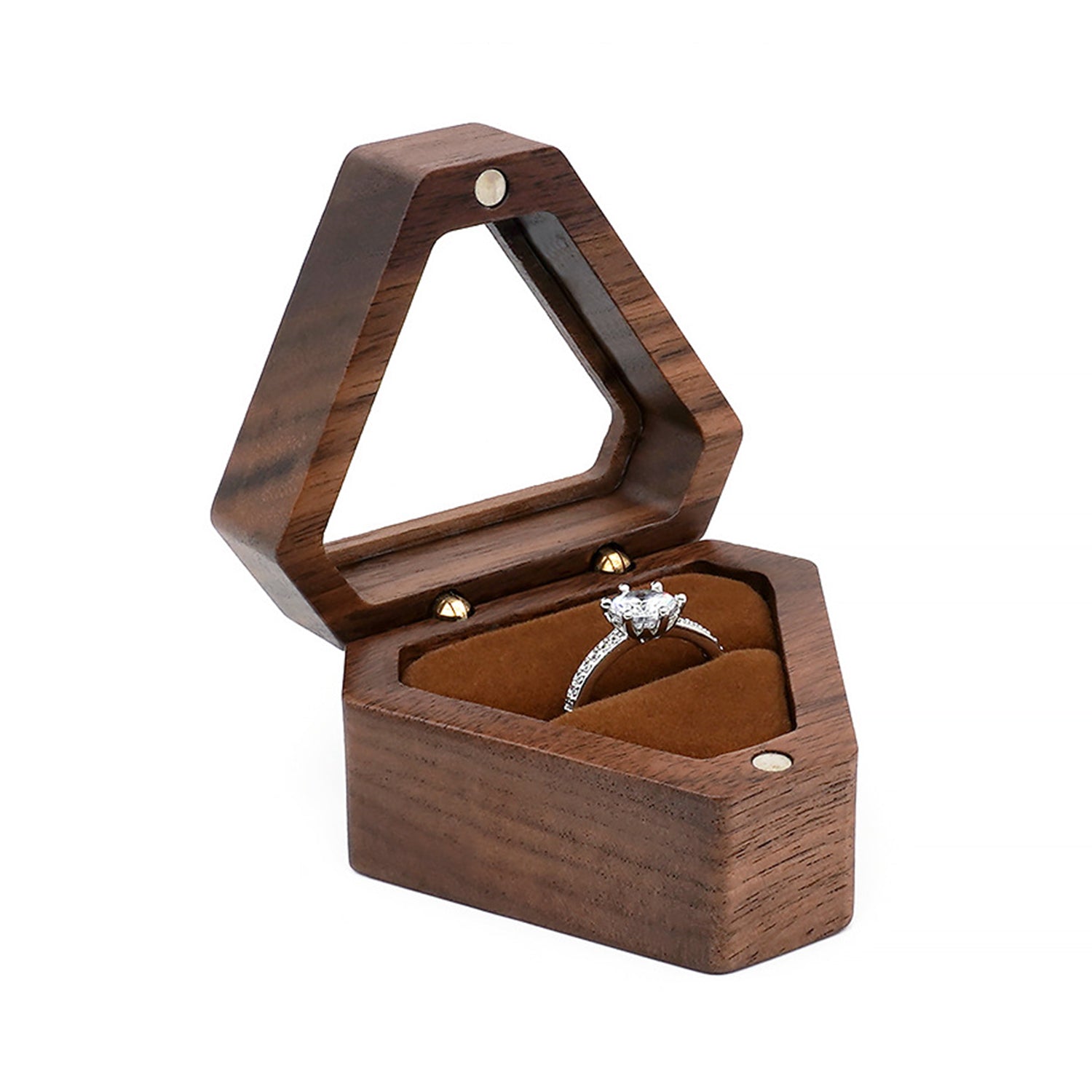 Quebec-Wooden Ring Box Personalized Wedding Gift
