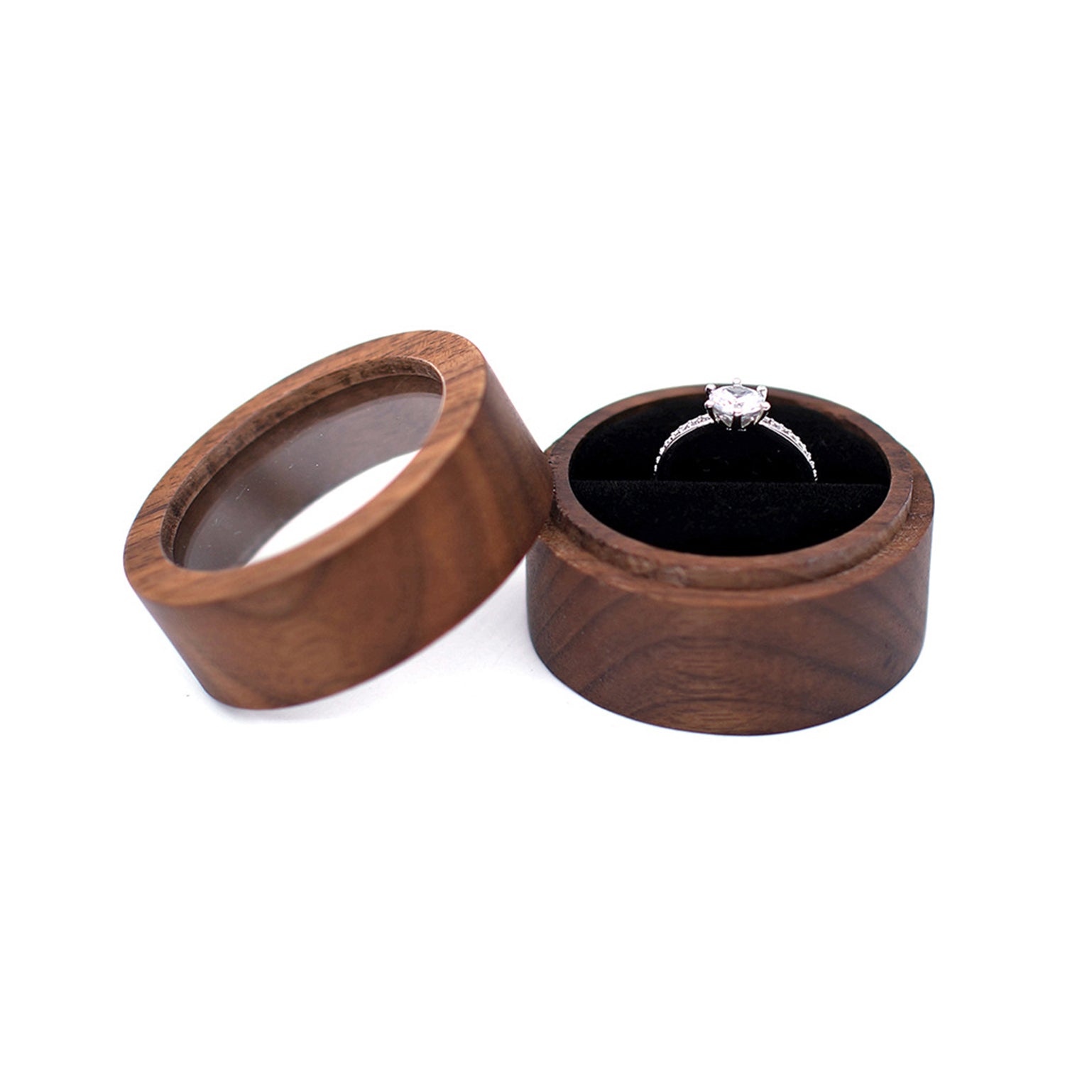 Louise-Wooden Ring Box Personalized Wedding Gift