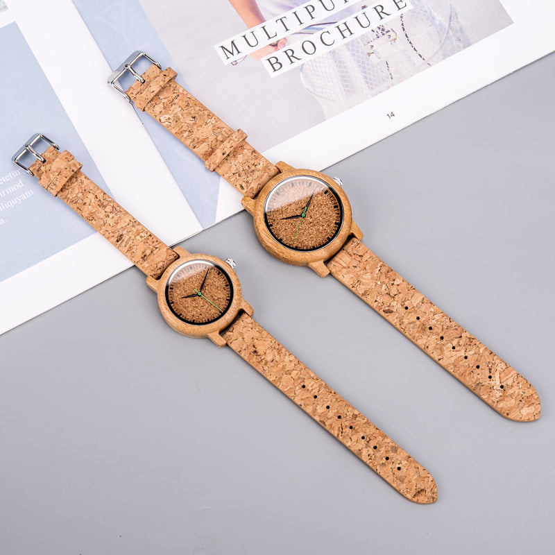CORKNECT - Bamboo Couple Watches