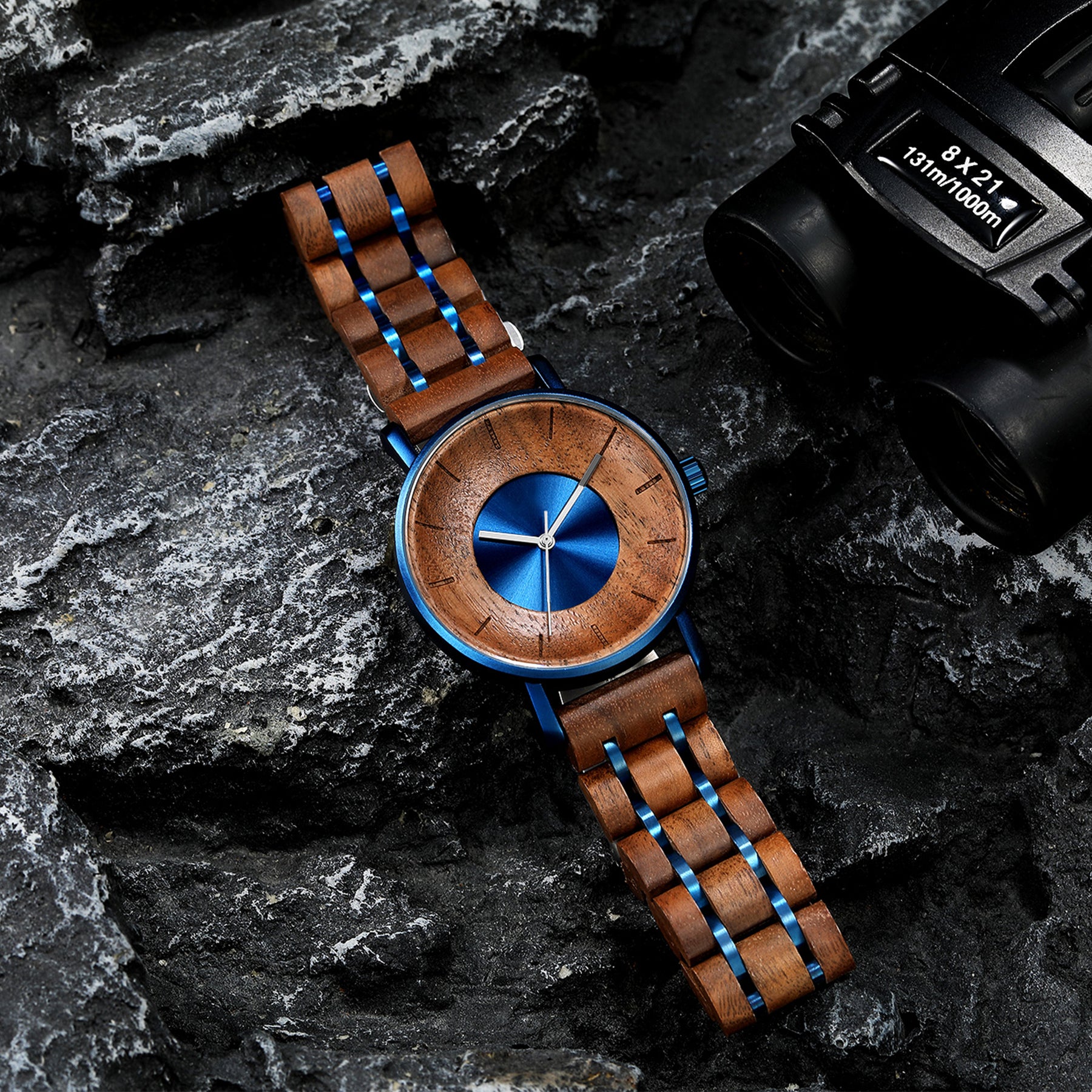 COBALNUT - Men Wood Watch