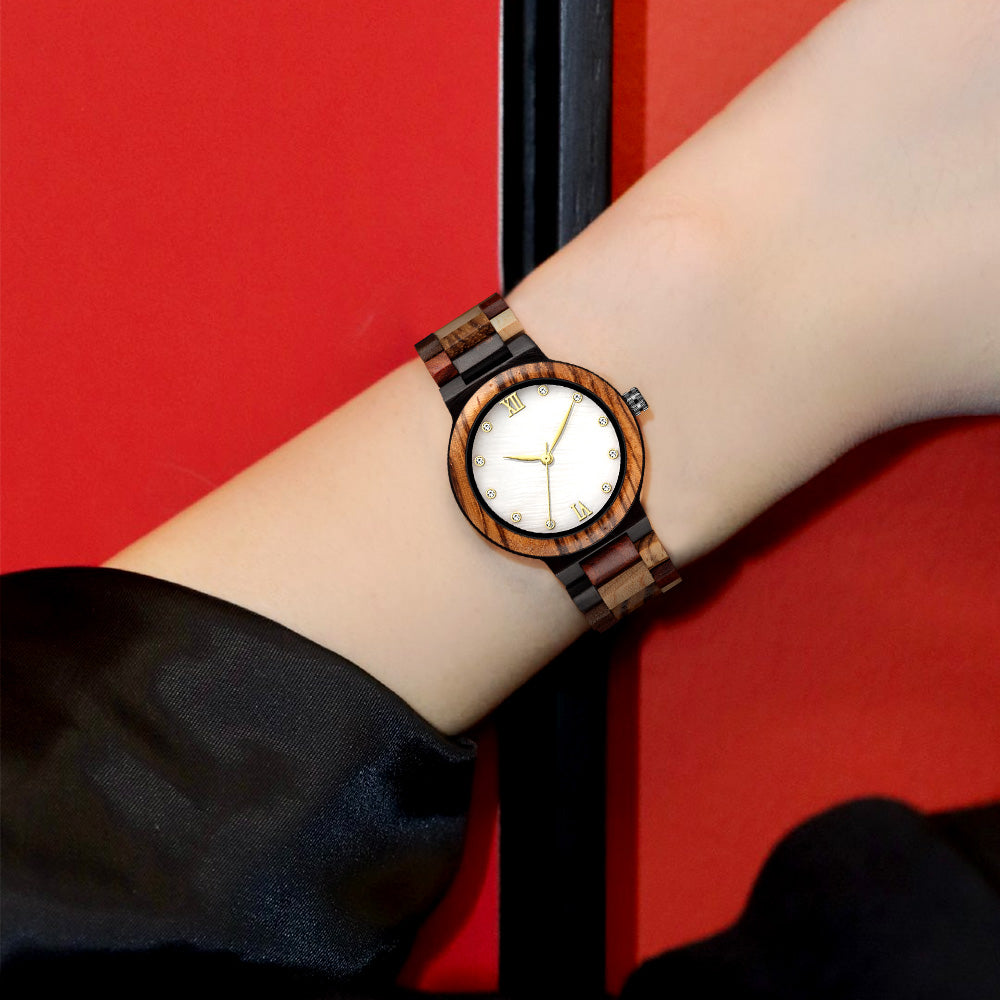Montre Femme Nagoya-White Pearl Face