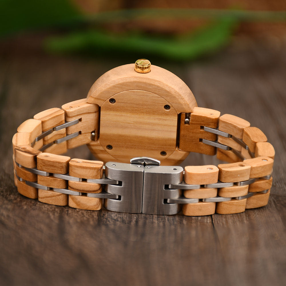 OLIVELLE - Women Wood Watch