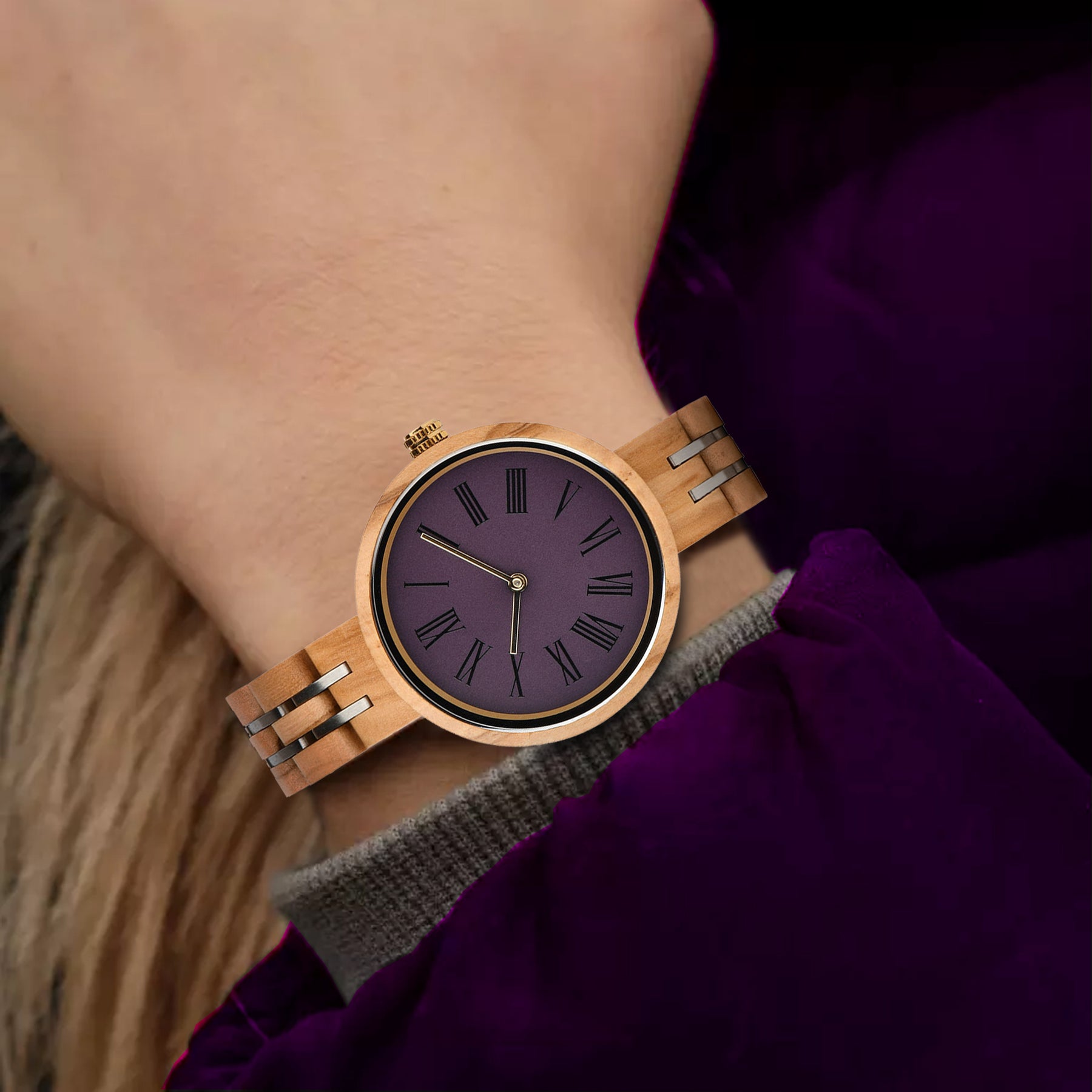 VIORA - Women Wood Watch