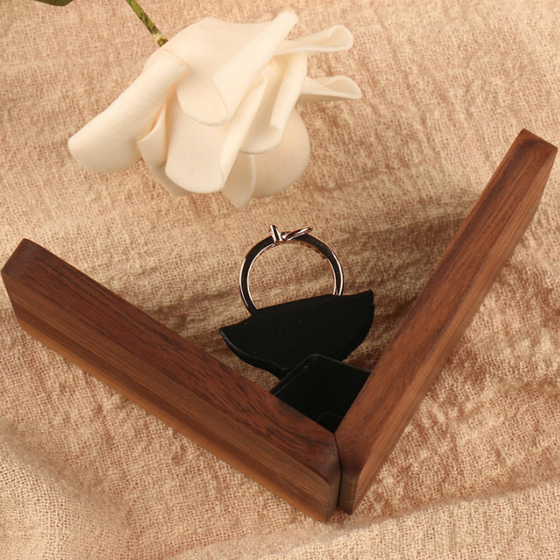 Tasman-Wooden Ring Box Personalized Gift