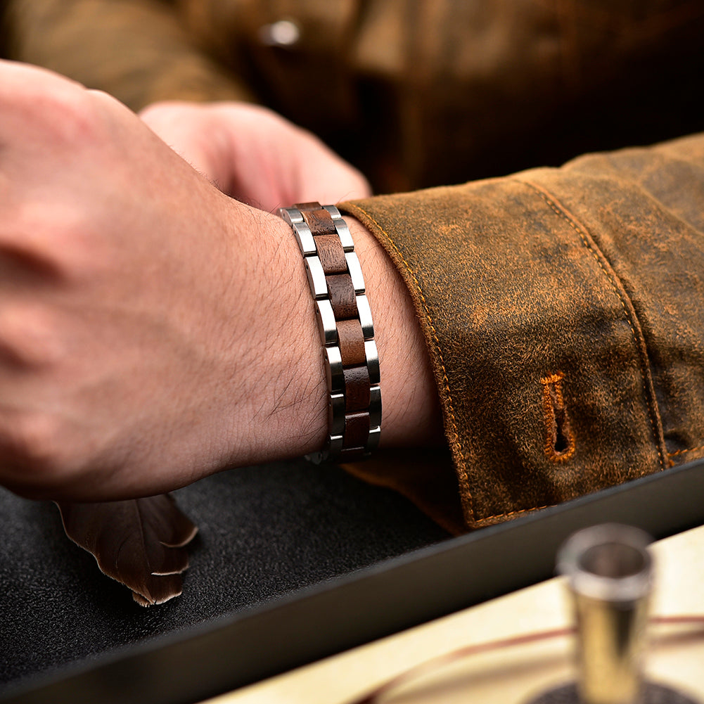 Elbrus-Wooden Bracelet Unique Wood Bracelet