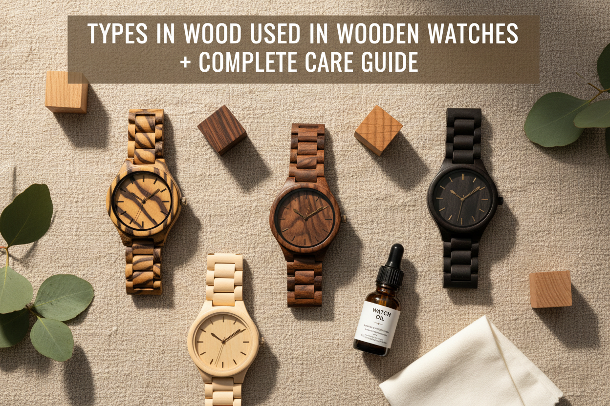 Types of Wood Used in Wooden Watches + Complete Care Guide