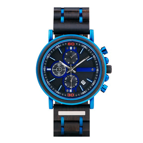 TERRASTEEL - Men Wood Watch Chronograph