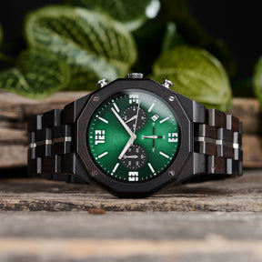 SYLVANOX - Men Wood Watch Chronograph