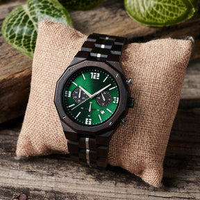SYLVANOX - Men Wood Watch Chronograph