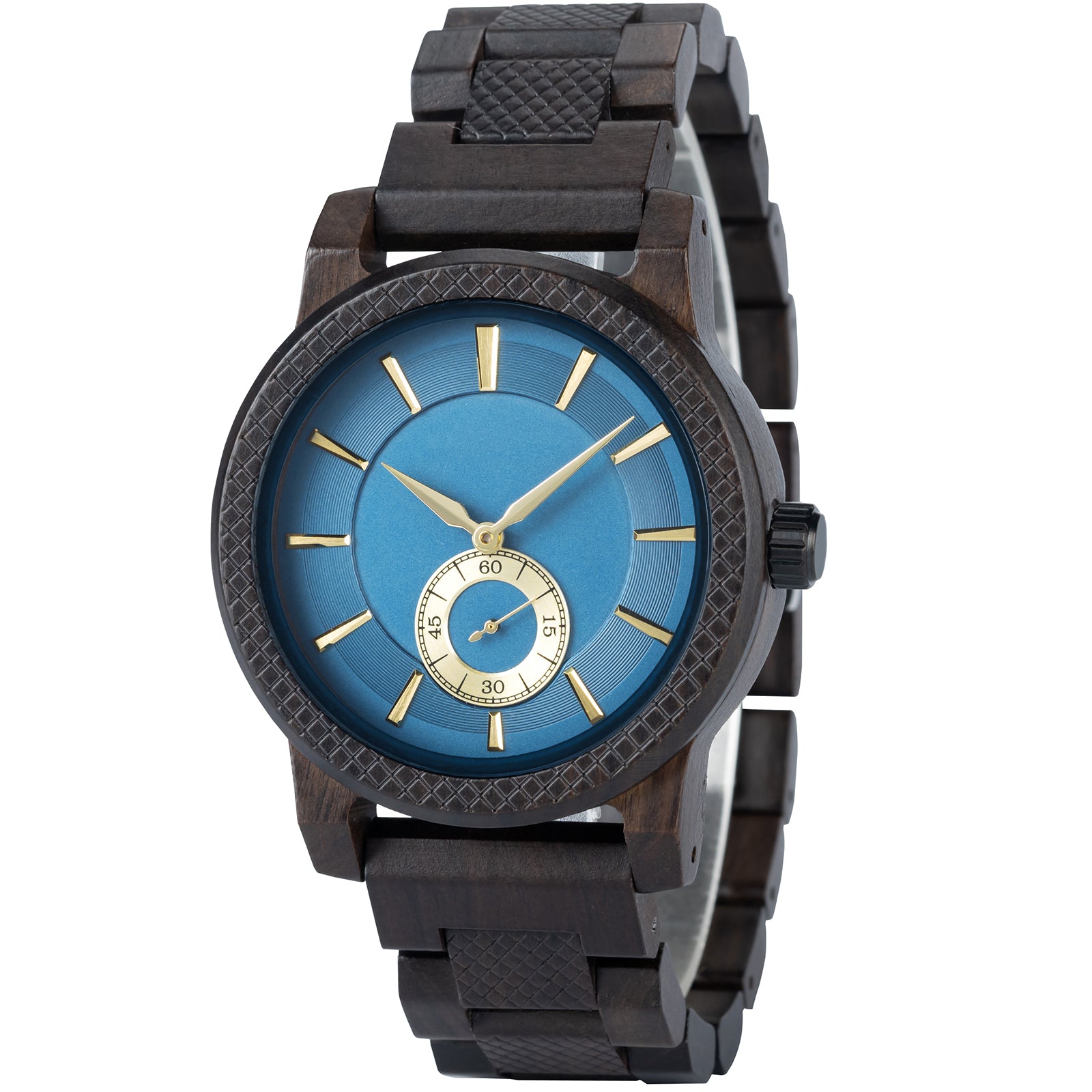 CERULEAN - Men Wood Watch
