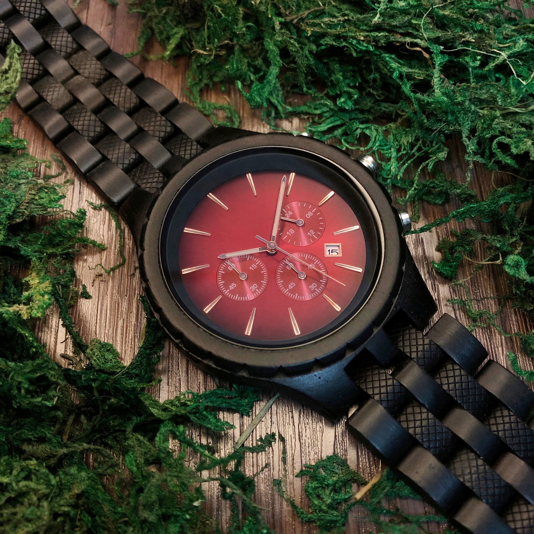 FELIS - Men Wood Watch Chronograph
