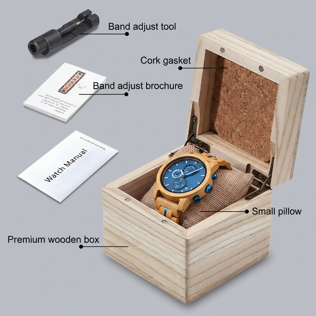 Blue Watch in Premium Wooden Box