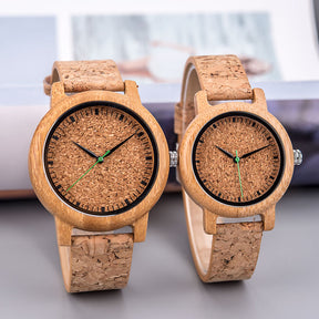 CORKNECT - Bamboo Couple Watches