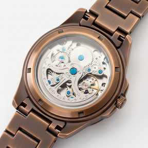 TIGERSOUL古铜色后盖机芯展示图