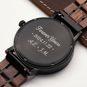 WALNUTEX手表后盖灰白色雕刻效果图