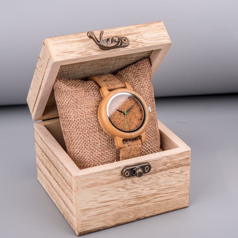 CORKNECT - Bamboo Couple Watches