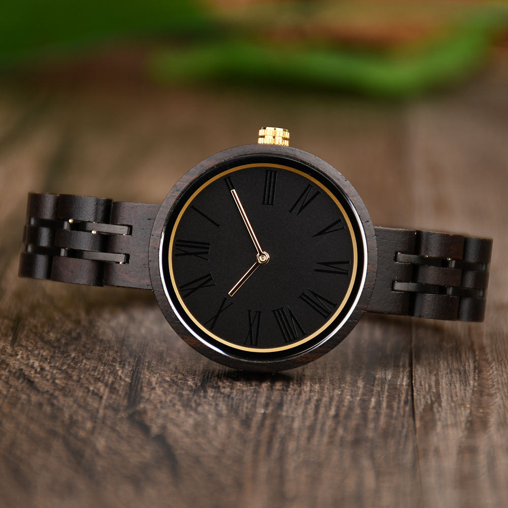 NOIRVA - Women Wood Watch
