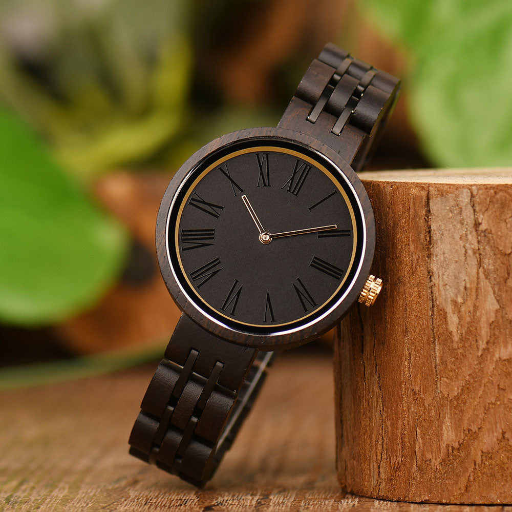 NOIRVA - Women Wood Watch