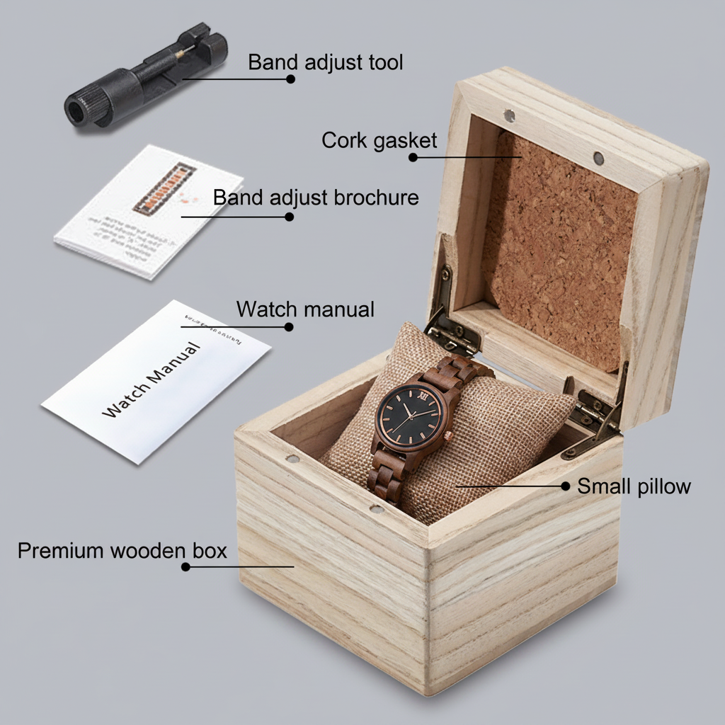 Women's Wooden Watch in Premium Gift Box