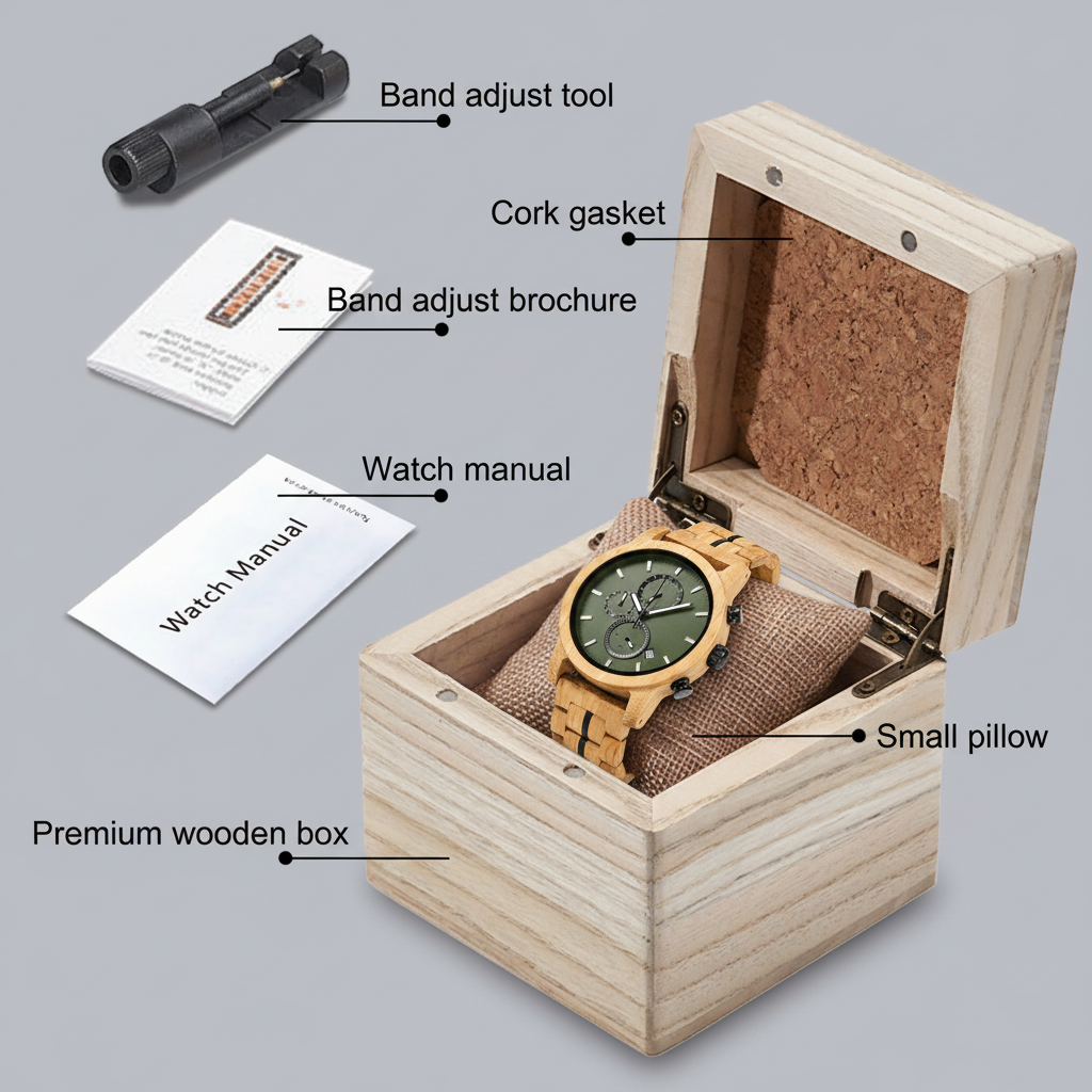 Wooden Watch in Premium Box